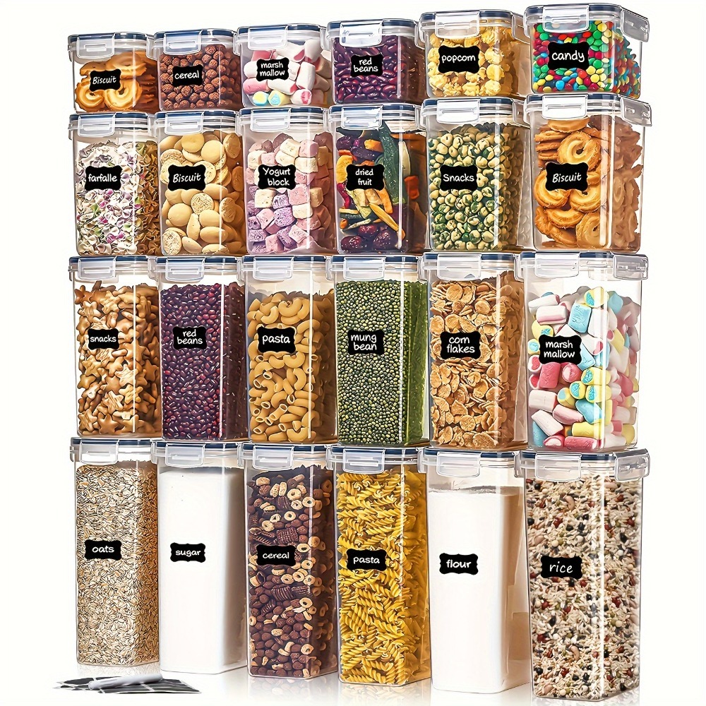 Commercial Kitchen Setup - 24Pcs Food Storage Containers 12 Boxes