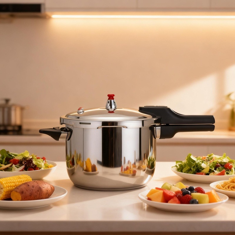 Commercial Kitchen Stove - Stainless Steel Pressure Cooker, Commercial and
