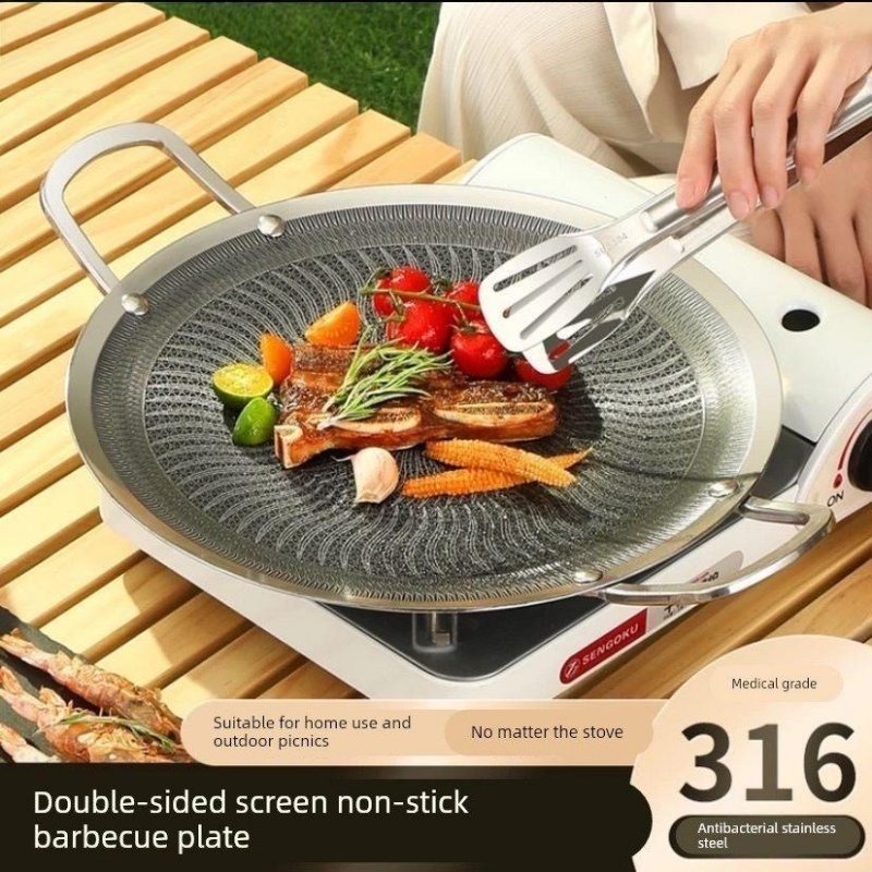 Commercial Kitchen Stove - 316 Stainless Steel Multifunctional Cooking BBQ