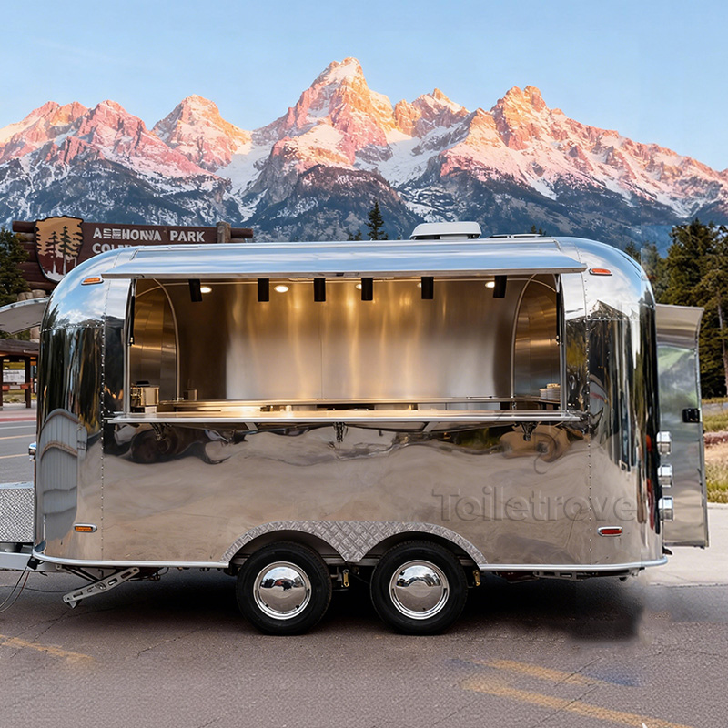 Commercial Kitchen Windows - Vintage Custom Mobile Kitchen Food Trailer
