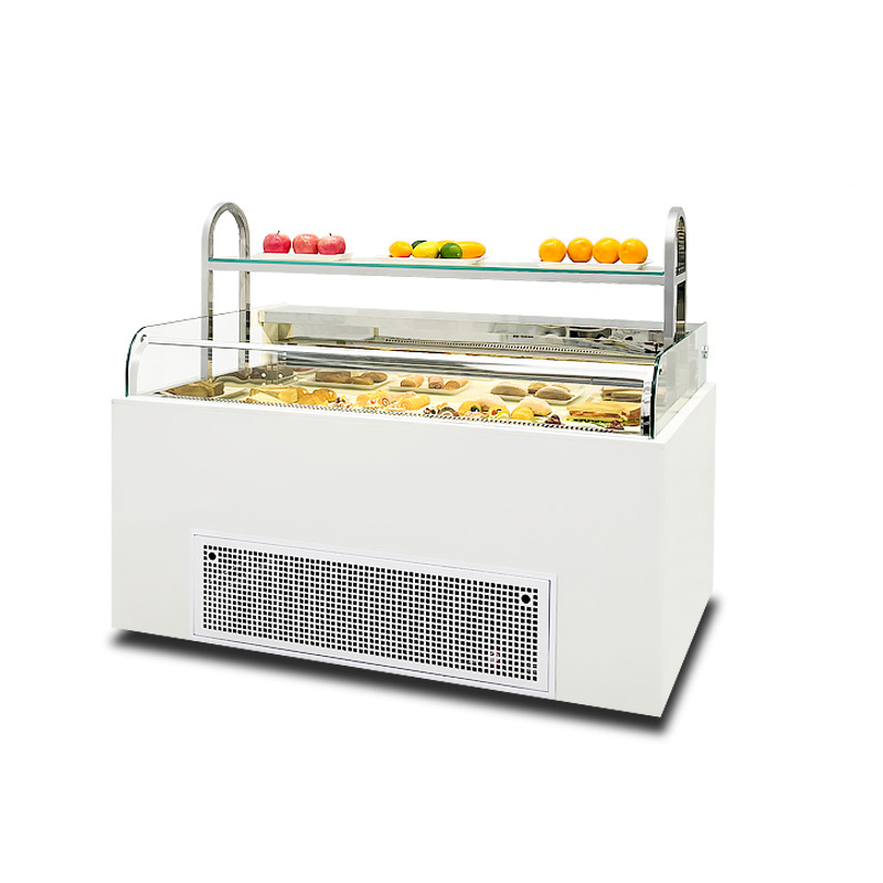 Refrigerated Display Case - Air Cooling Open Front Sandwich Cabinet