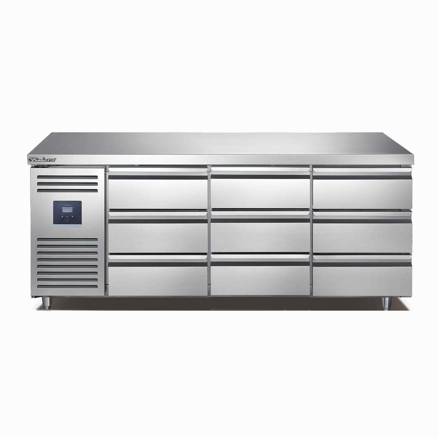 Refrigerated Display Case - Adjustable Stainless Steel Workbench Refrigerator 6/9