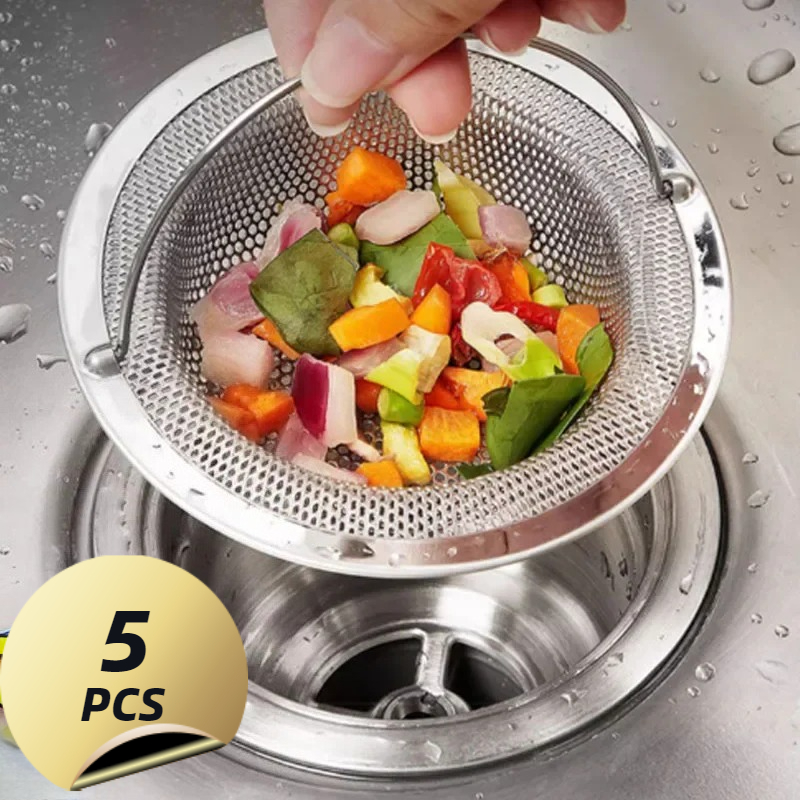Commercial Kitchen Sink - 304 stainless steel kitchen drain filter,