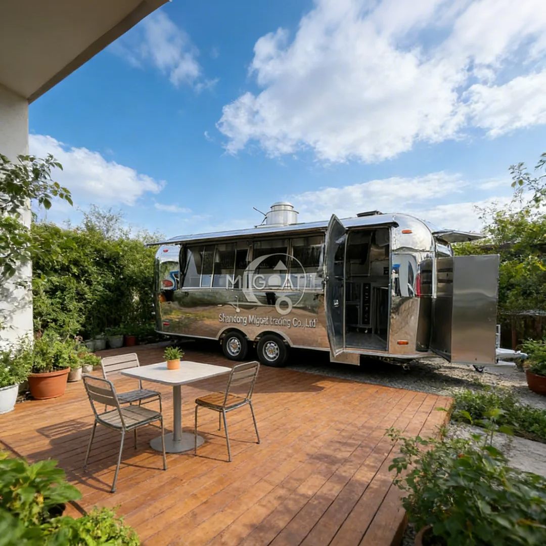 Commercial Kitchen Worktops - Stainless Steel Mobile Kitchen Cart Outdoor