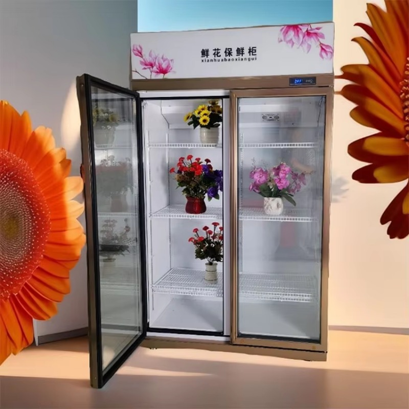 Refrigerated Display Case - Refrigerated Display Case Flowers Flower Vending