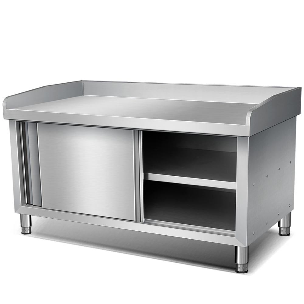 Commercial Kitchen Worktops - Commercial Kitchen Stainless Steel Worktop Sliding