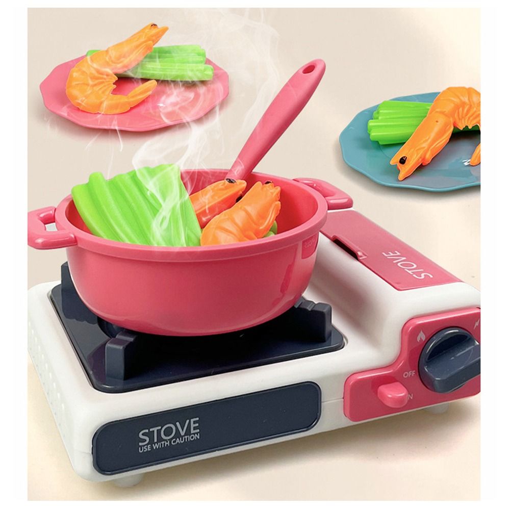 Commercial Kitchen Stove - Creative Multicolor Cooking Playset Microwave Plastic