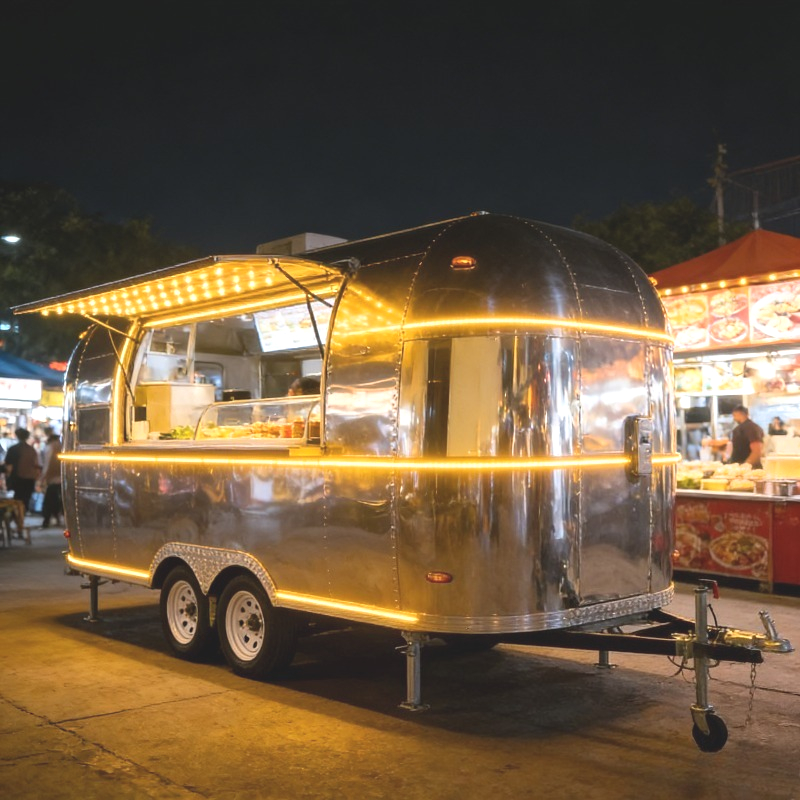 Commercial Kitchen Trailer - 4WD Food Trailer Fully Equipped Kitchen
