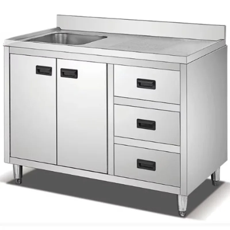 Commercial Kitchen Sink - Heavy Duty Restaurant Kitchen Storage Table