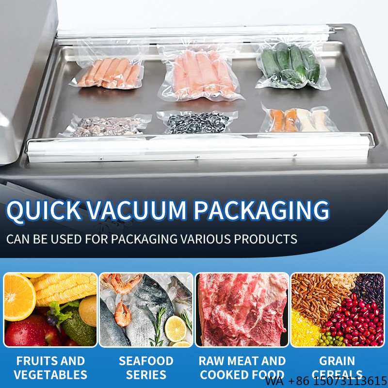 Commercial Kitchen Manufacturers - DZ-500 Commercial Vacuum Sealer Double Chamber