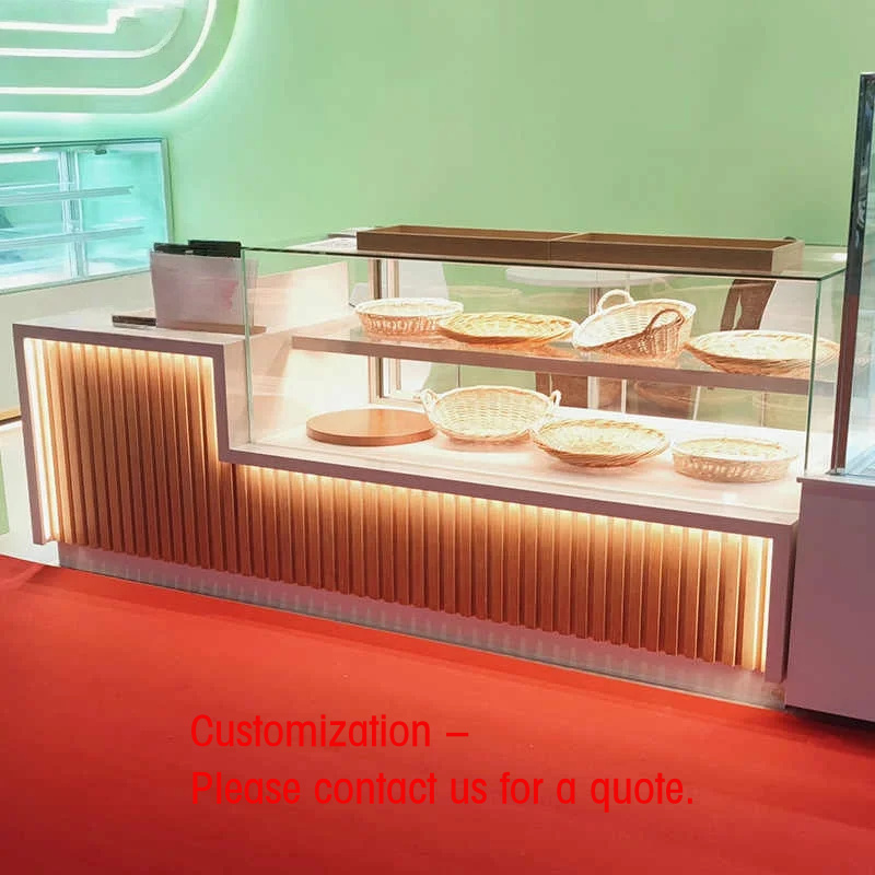 Refrigerated Display Case - custom.Pastry Display Cases with Glass Back