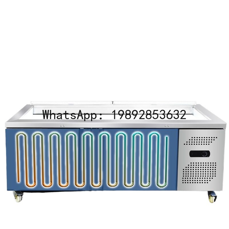 Refrigerated Display Case - Seafood ice display case refrigerated freezing