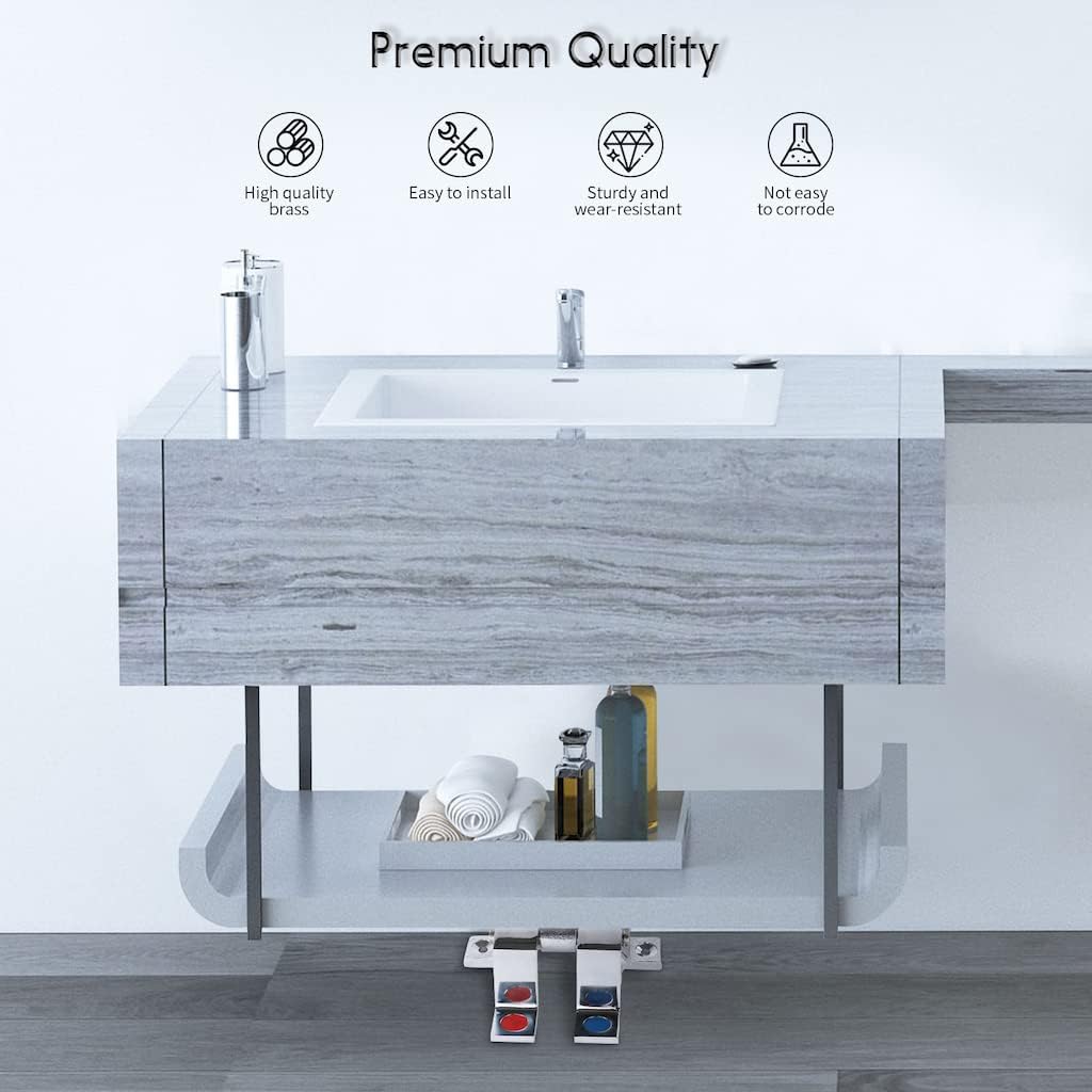 Brass Dual Handle Hot & Cold F - Commercial Kitchen Sink ulasan dan harga