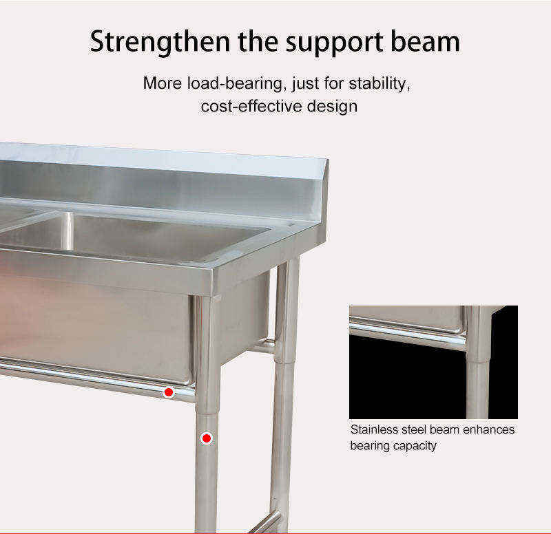 Singapore Hot Selling  Standar - Commercial Kitchen Sink ulasan dan harga