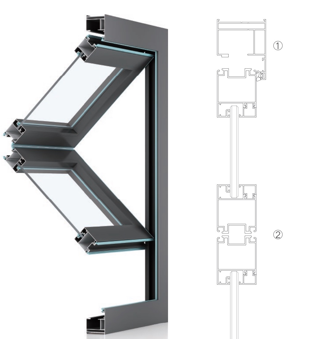 New commercial exterior alumin - Commercial Kitchen Windows ulasan dan harga