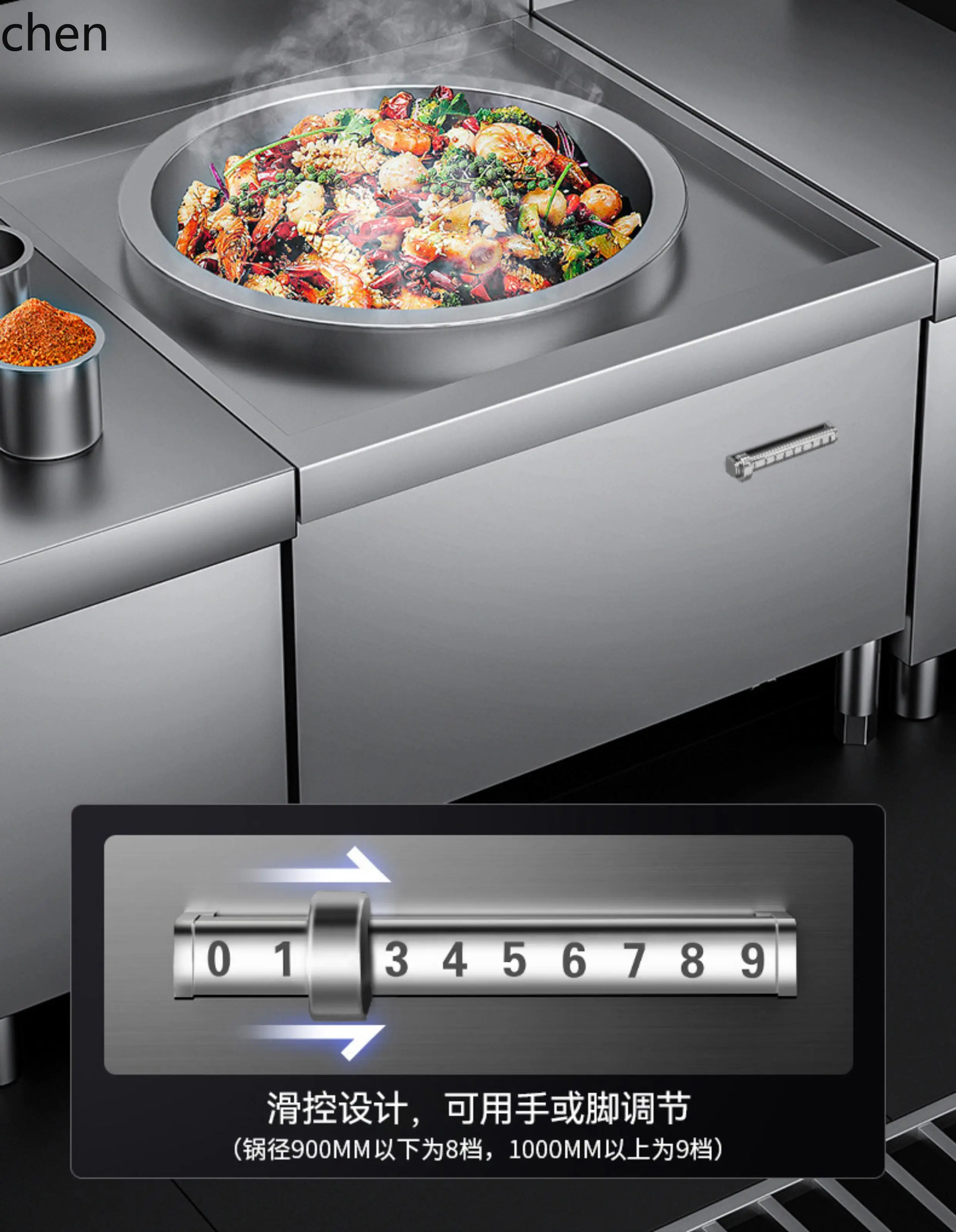 ZML commercial induction cooke - Commercial Kitchen Stove ulasan dan harga
