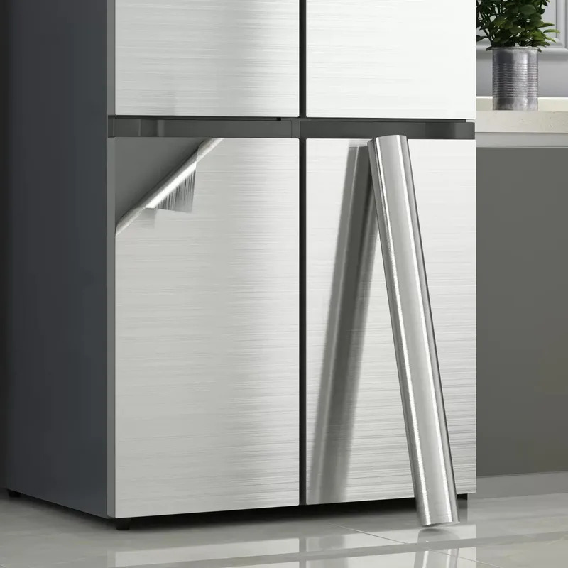 PVC Stainless Brushed Silver R - Commercial Kitchen Wall Panels ulasan dan harga