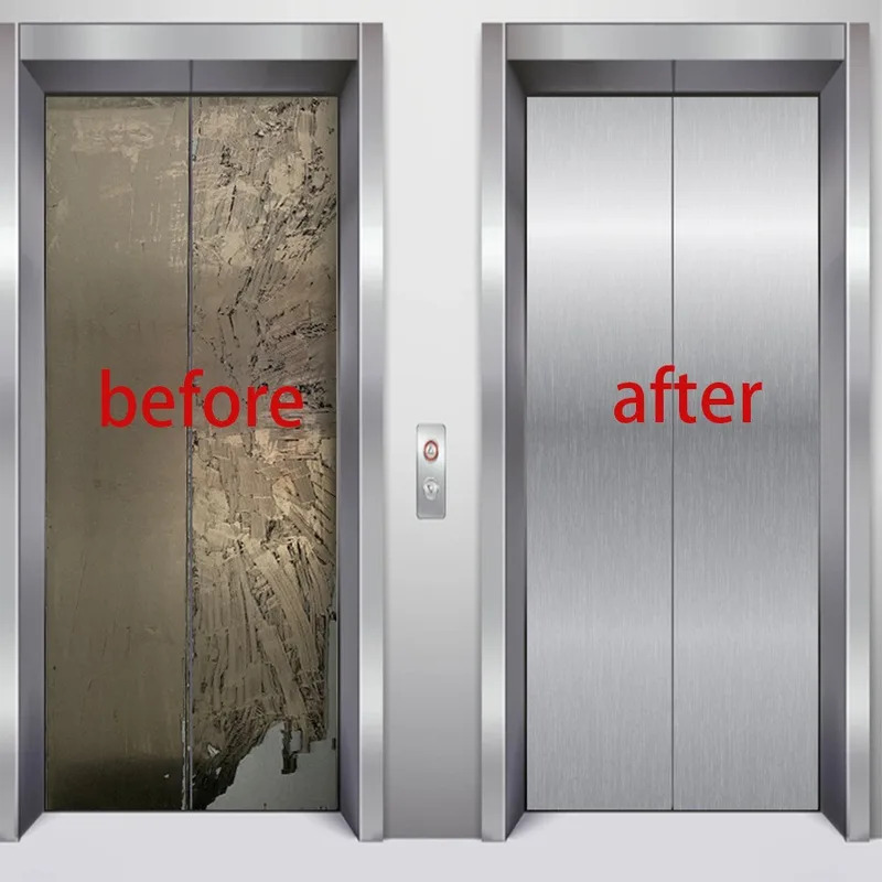 PVC Stainless Brushed Silver R - Commercial Kitchen Wall Panels ulasan dan harga