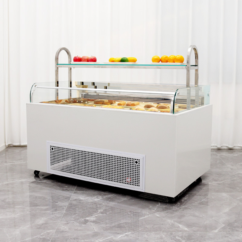 Air Cooling Open Front Sandwic - Refrigerated Display Case ulasan dan harga