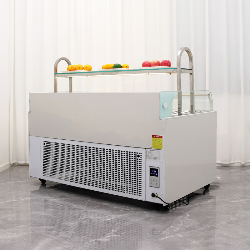 Air Cooling Open Front Sandwic - Refrigerated Display Case ulasan dan harga