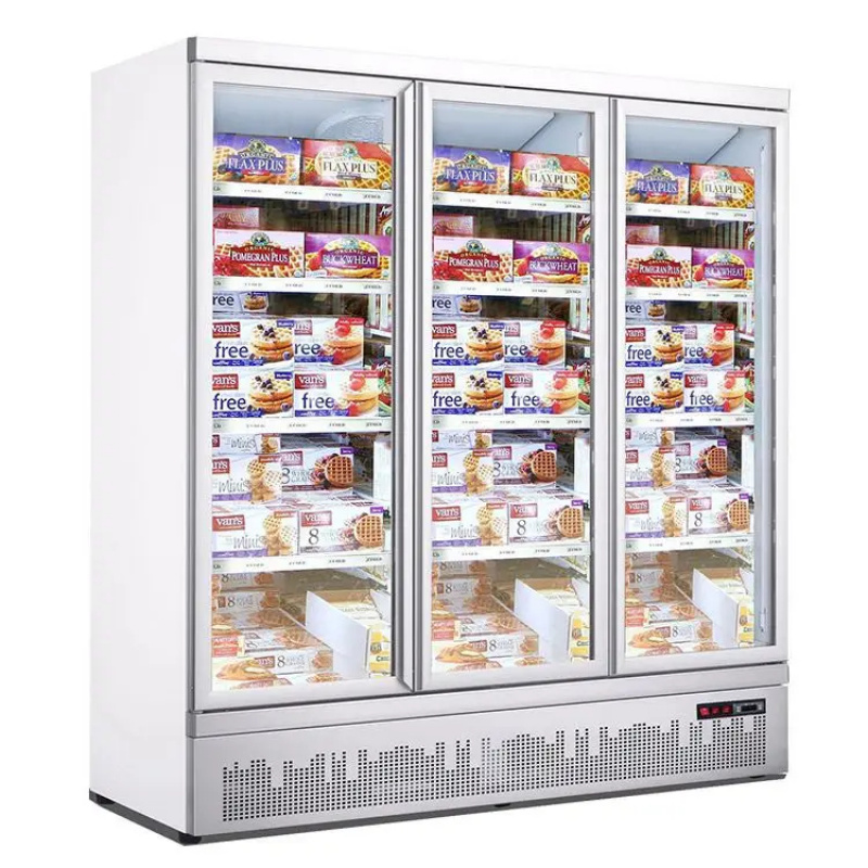 custom.Hot Sale Double-Door  F - Refrigerated Display Case ulasan dan harga