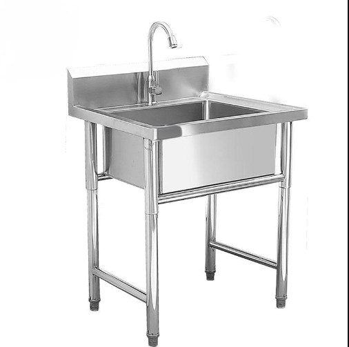 Stainless steel freestanding u - Commercial Kitchen Sink ulasan dan harga