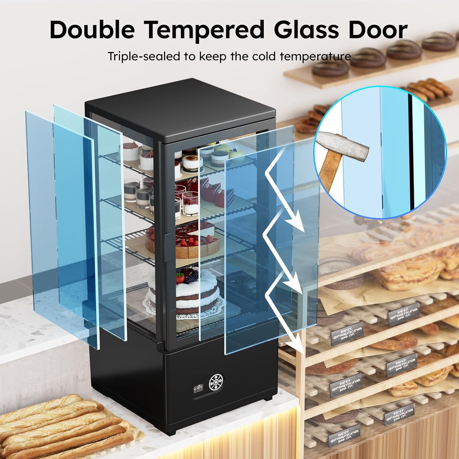 Commercial Display Refrigerato - Refrigerated Display Case ulasan dan harga
