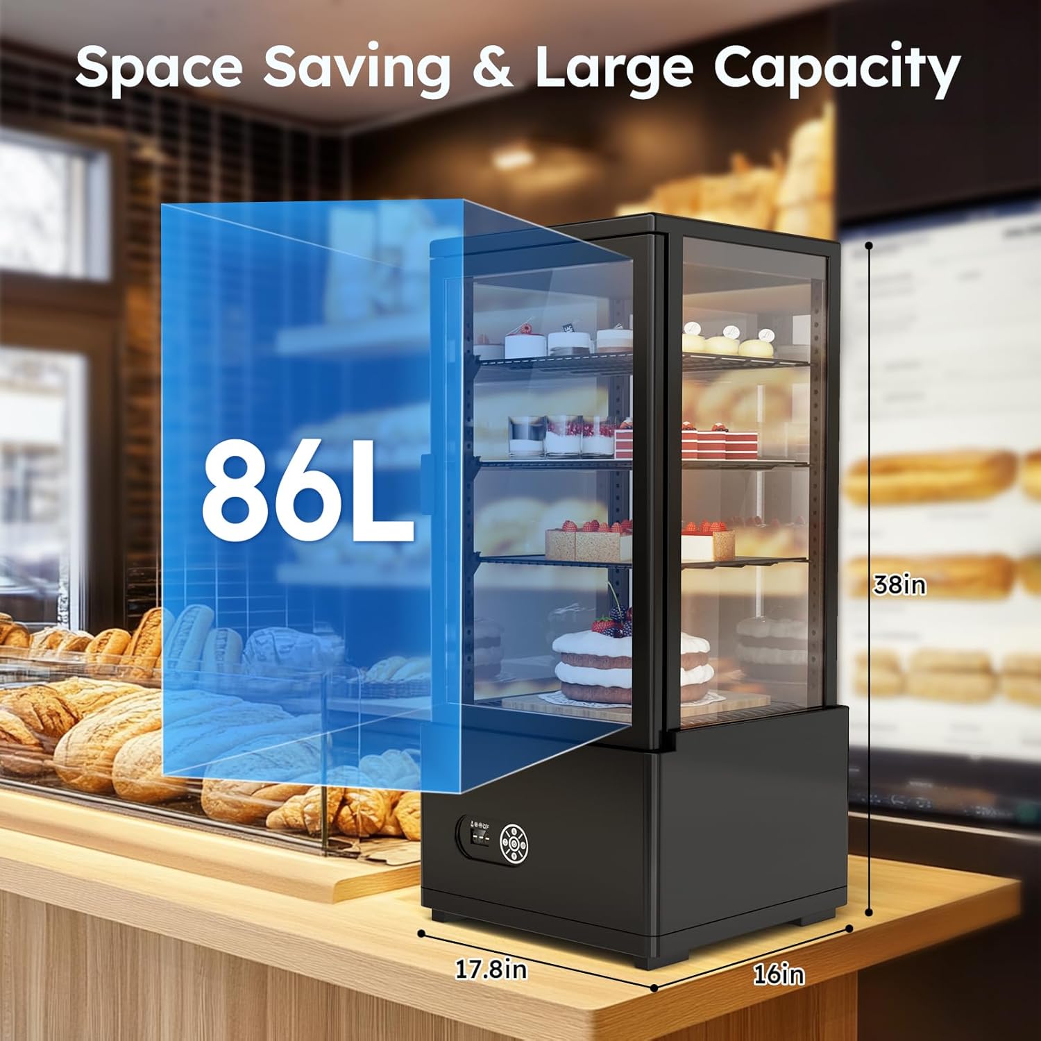 Commercial Display Refrigerato - Refrigerated Display Case ulasan dan harga