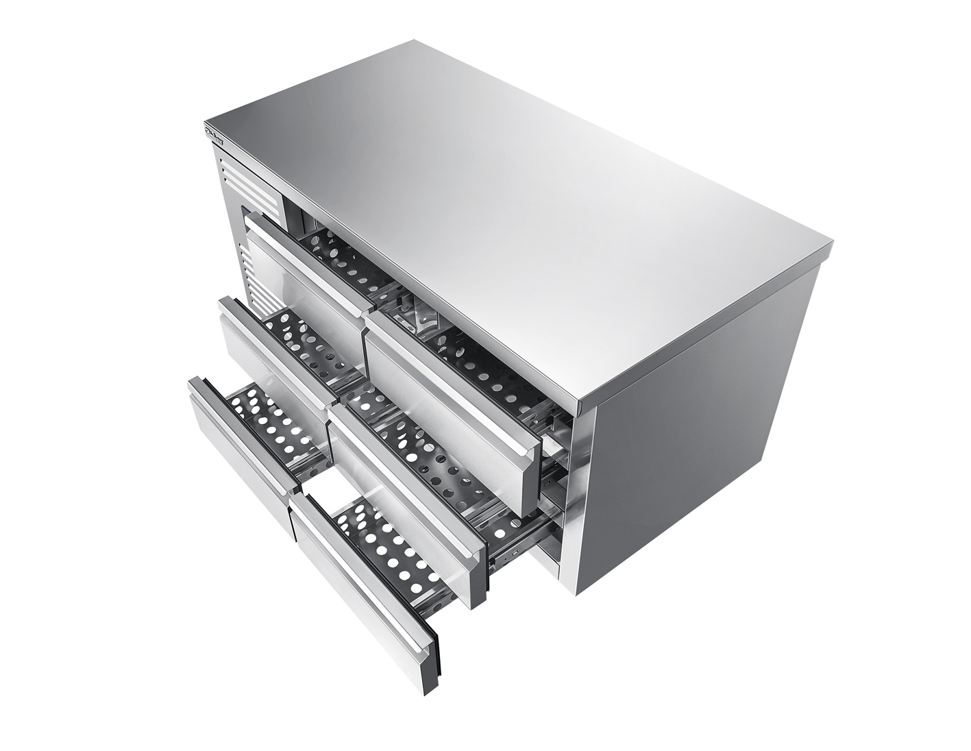 Adjustable Stainless Steel Wor - Refrigerated Display Case ulasan dan harga