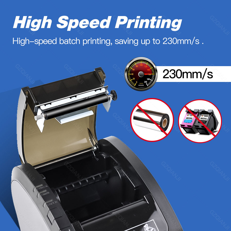 80mm Thermal Receipt Printer W - Commercial Kitchen Windows ulasan dan harga