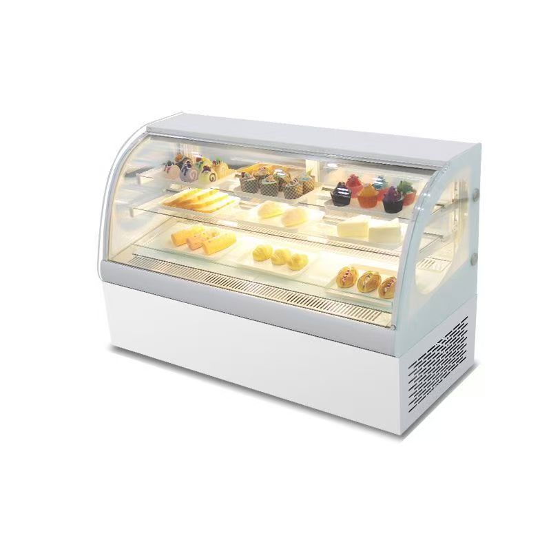 Commercial countertop stainles - Refrigerated Display Case ulasan dan harga