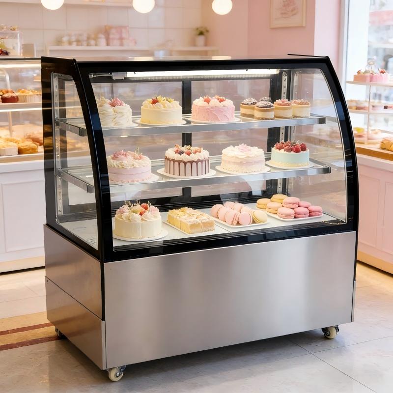 2 Tier Commercial Cake Display - Refrigerated Display Case ulasan dan harga