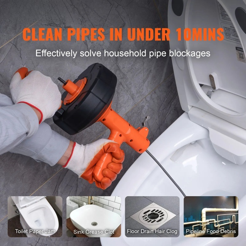 Drain Cleaner Machine 25FT Aut - Commercial Kitchen Manufacturers ulasan dan harga