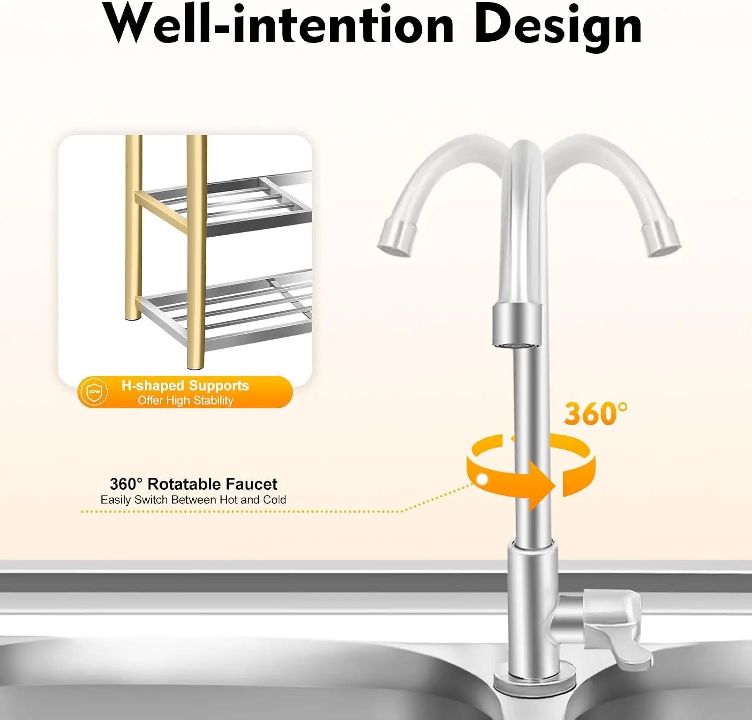 Kitchen Freestanding Prep Sink - Commercial Kitchen Worktops ulasan dan harga