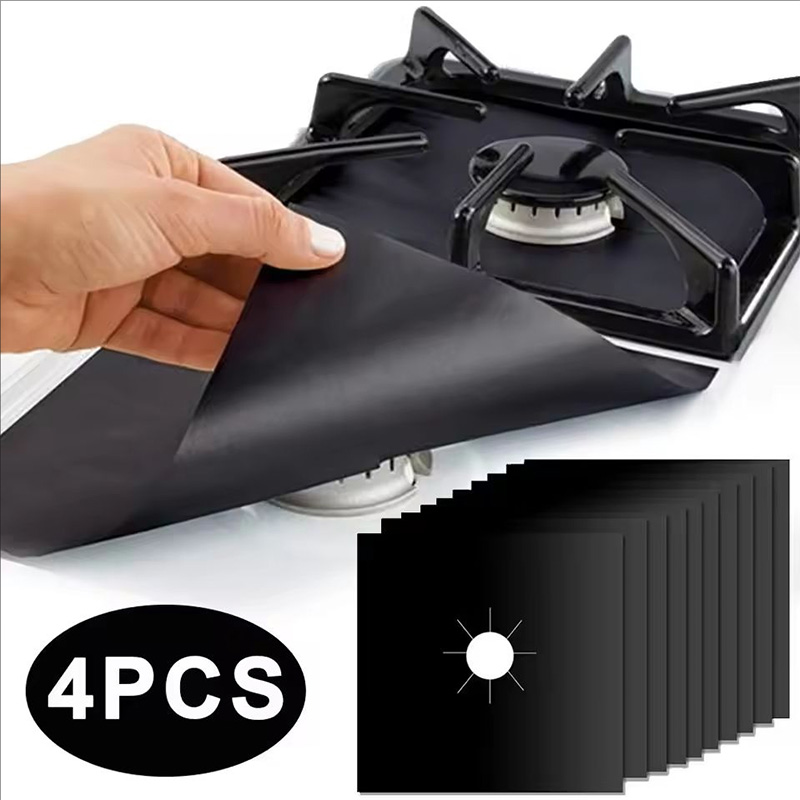 4/8Pcs Gas Stove Protector Coo - Commercial Kitchen Hood Installation ulasan dan harga