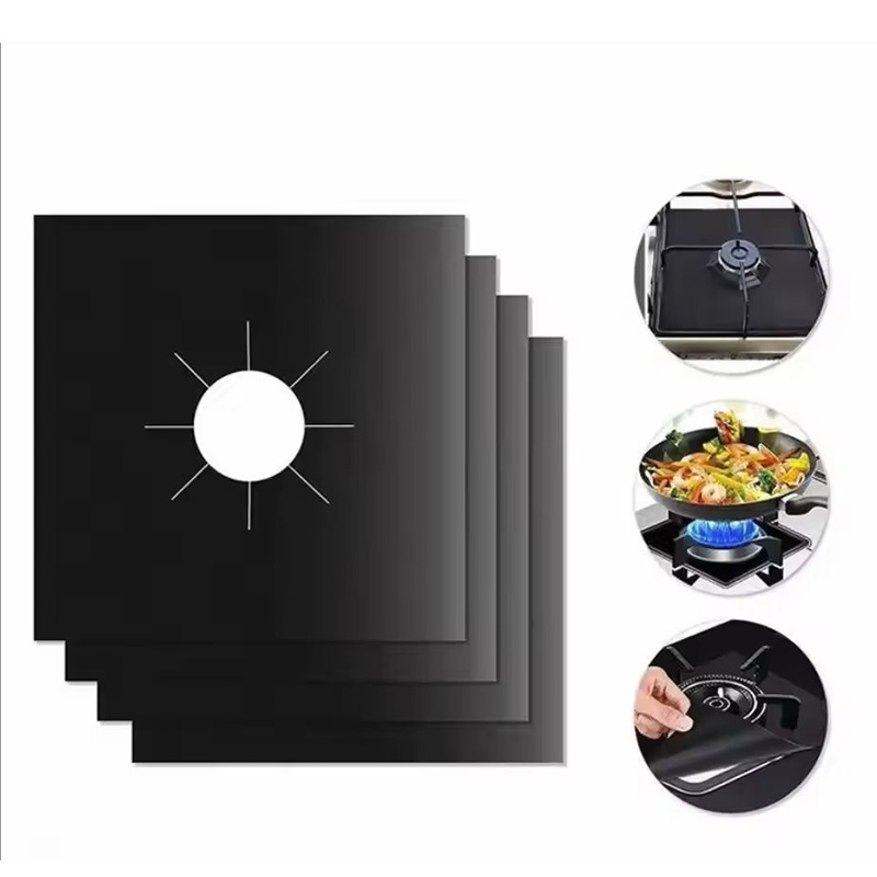 4/8Pcs Gas Stove Protector Coo - Commercial Kitchen Hood Installation ulasan dan harga