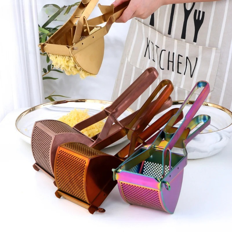 1pc Gold Potato Ricer Manual L - Commercial Kitchen Manufacturers ulasan dan harga