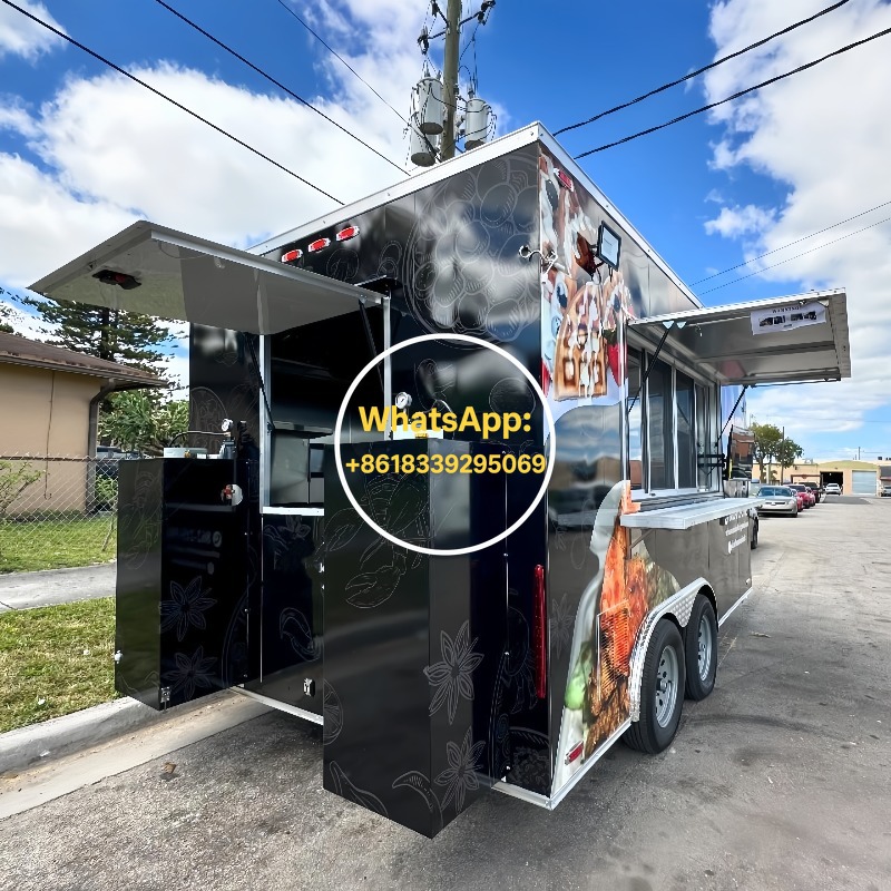 Mobile Food Trailer Fast Food  - Commercial Kitchen Trailer ulasan dan harga