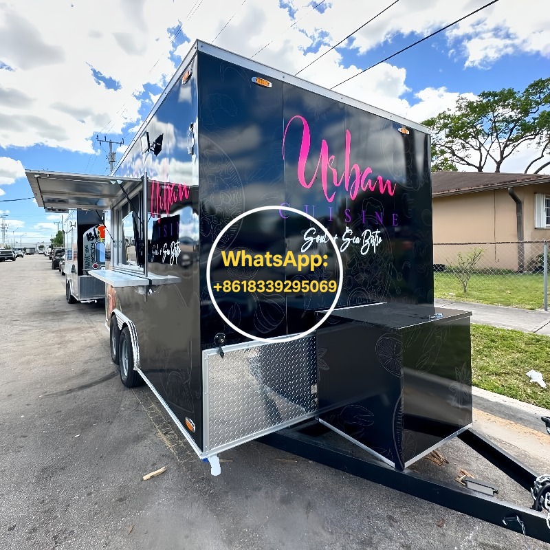 Mobile Food Trailer Fast Food  - Commercial Kitchen Trailer ulasan dan harga