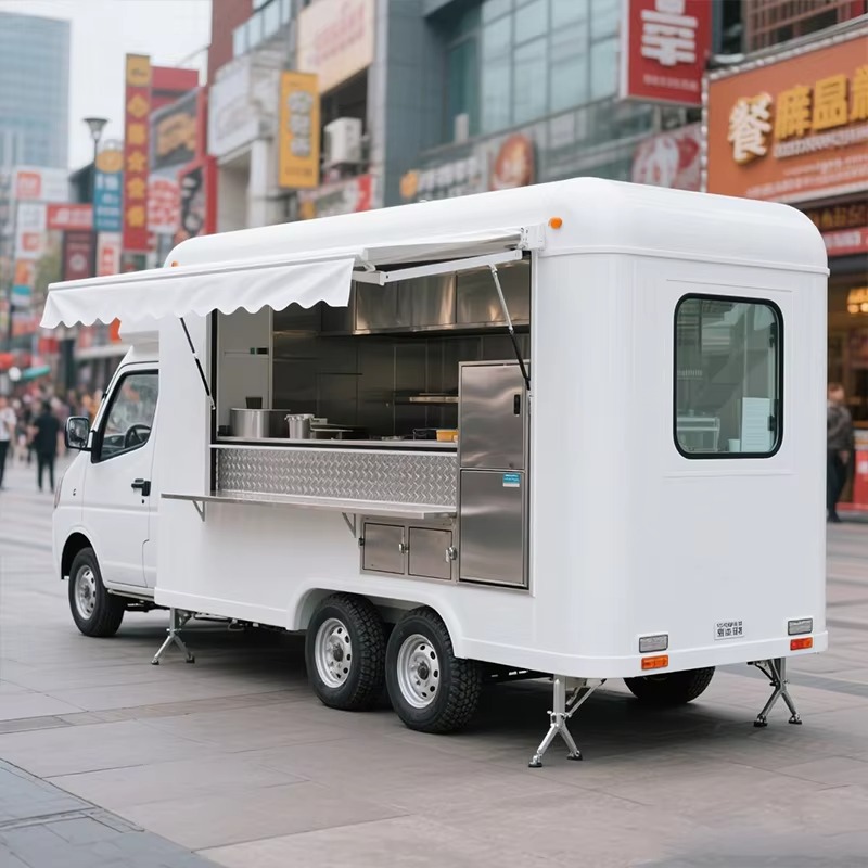 Hot Dog BBQ Mobile Kitchen Tra - Commercial Kitchen Trailer ulasan dan harga