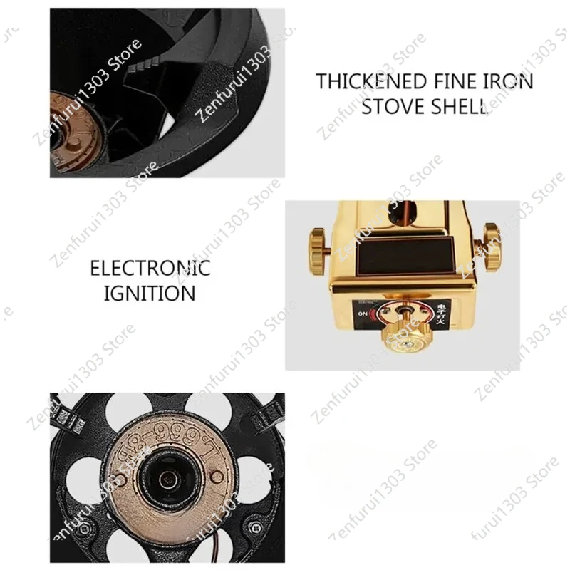 Commercial Fierce Fire Gas Sto - Commercial Kitchen Stove ulasan dan harga