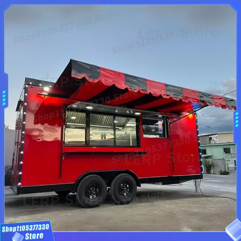 EPA Compliant Mobile Food Trai - Commercial Kitchen Trailer ulasan dan harga