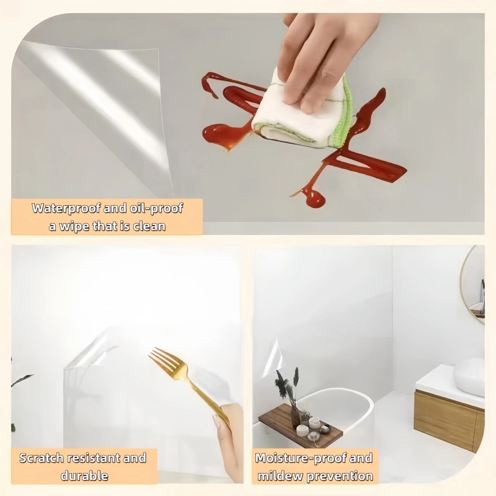 3M/5M/10M Kitchen Wall Wallpap - Commercial Kitchen Wall Panels ulasan dan harga