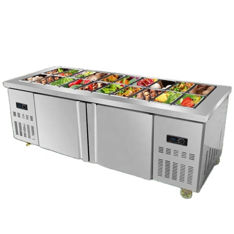 Large Capacity Table Top Freez - Commercial Kitchen Worktops ulasan dan harga