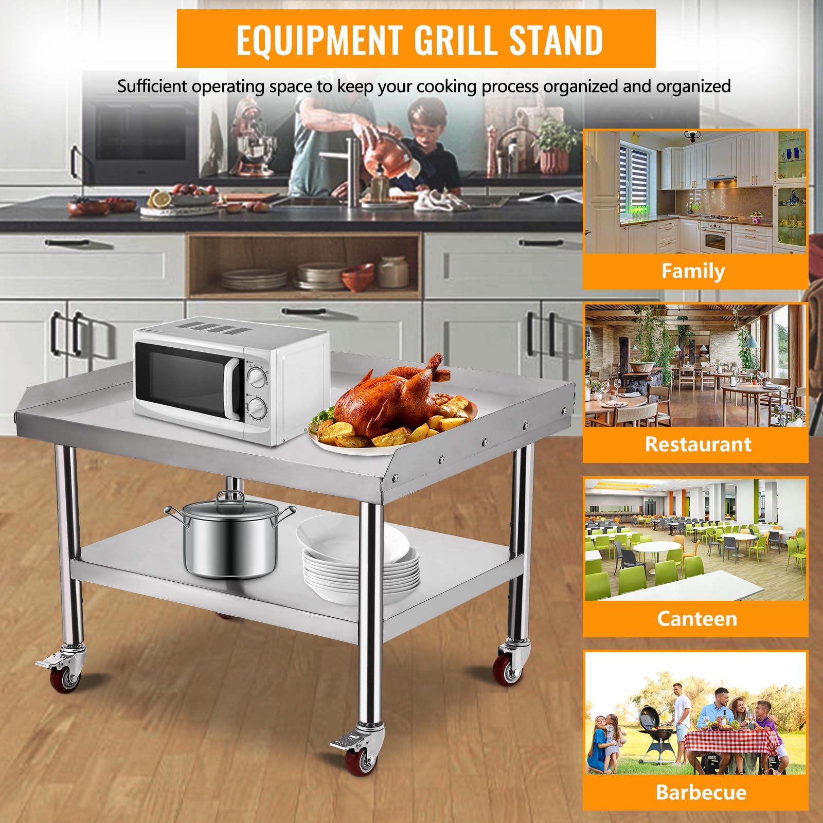 Stainless Steel Equipment Gril - Commercial Kitchen Worktops ulasan dan harga