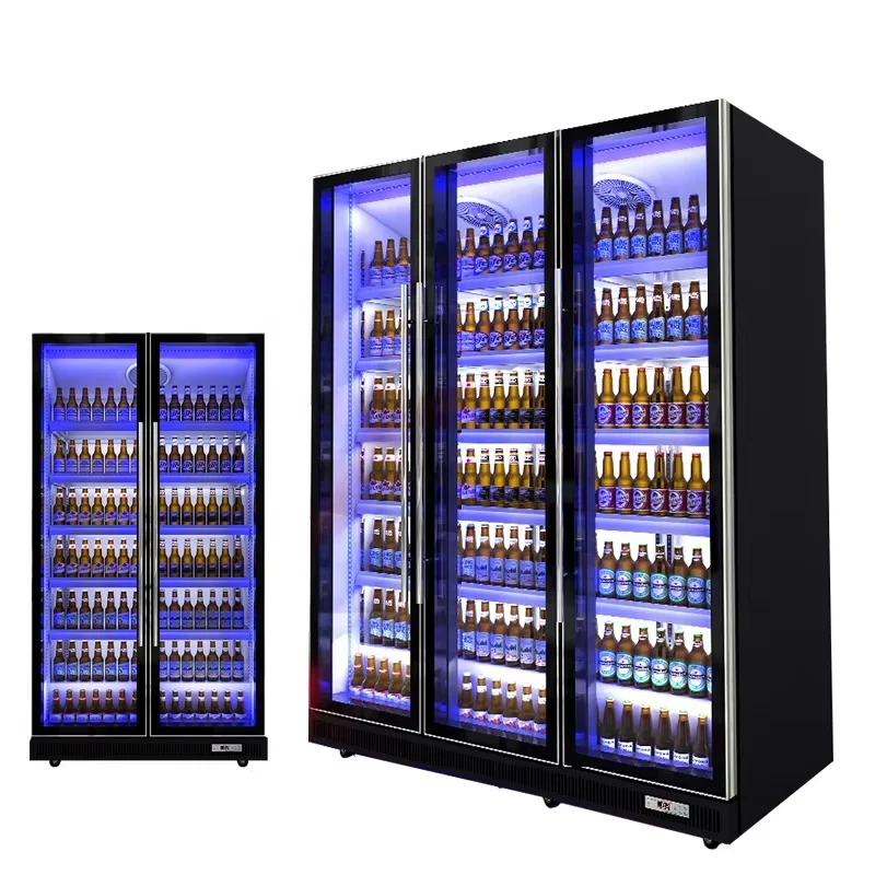 custom.Big Capacity Commercial - Refrigerated Display Case ulasan dan harga