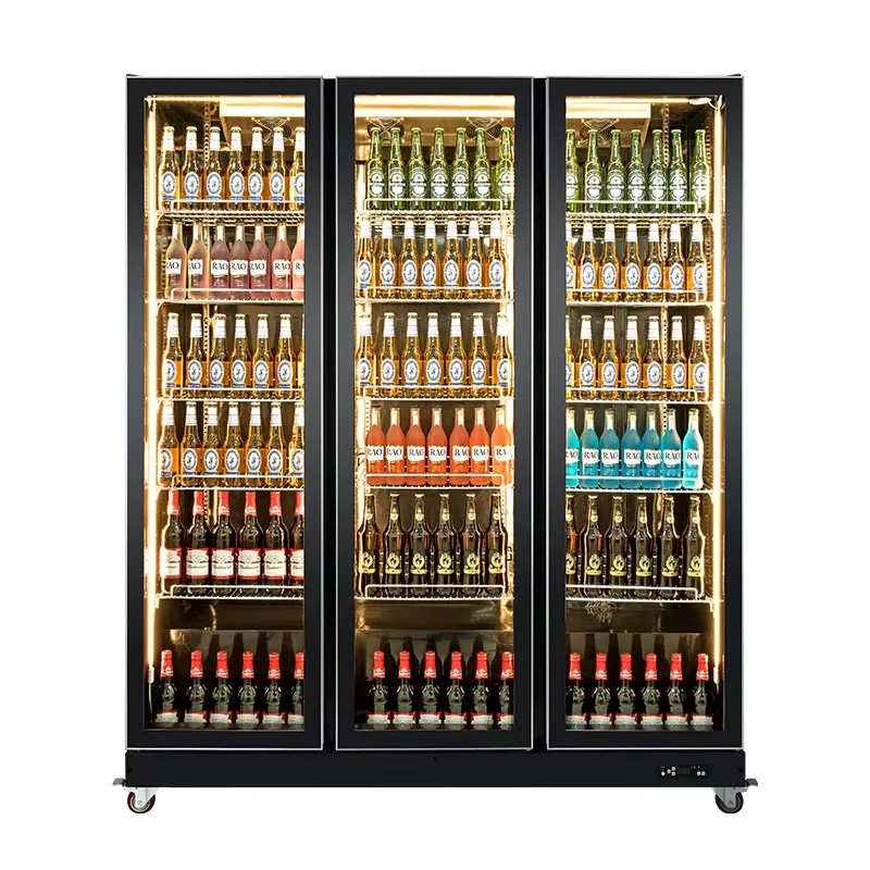 custom.Big Capacity Commercial - Refrigerated Display Case ulasan dan harga
