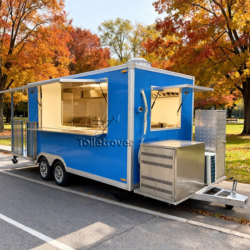 Remorque Food Truck Container  - Commercial Kitchen Windows ulasan dan harga