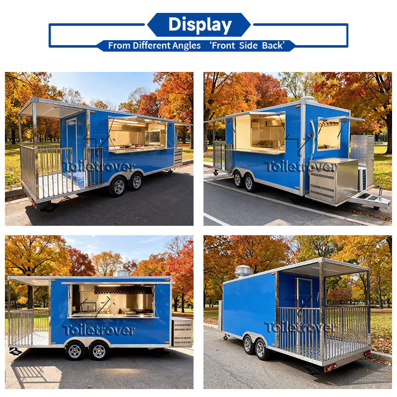 Remorque Food Truck Container  - Commercial Kitchen Windows ulasan dan harga