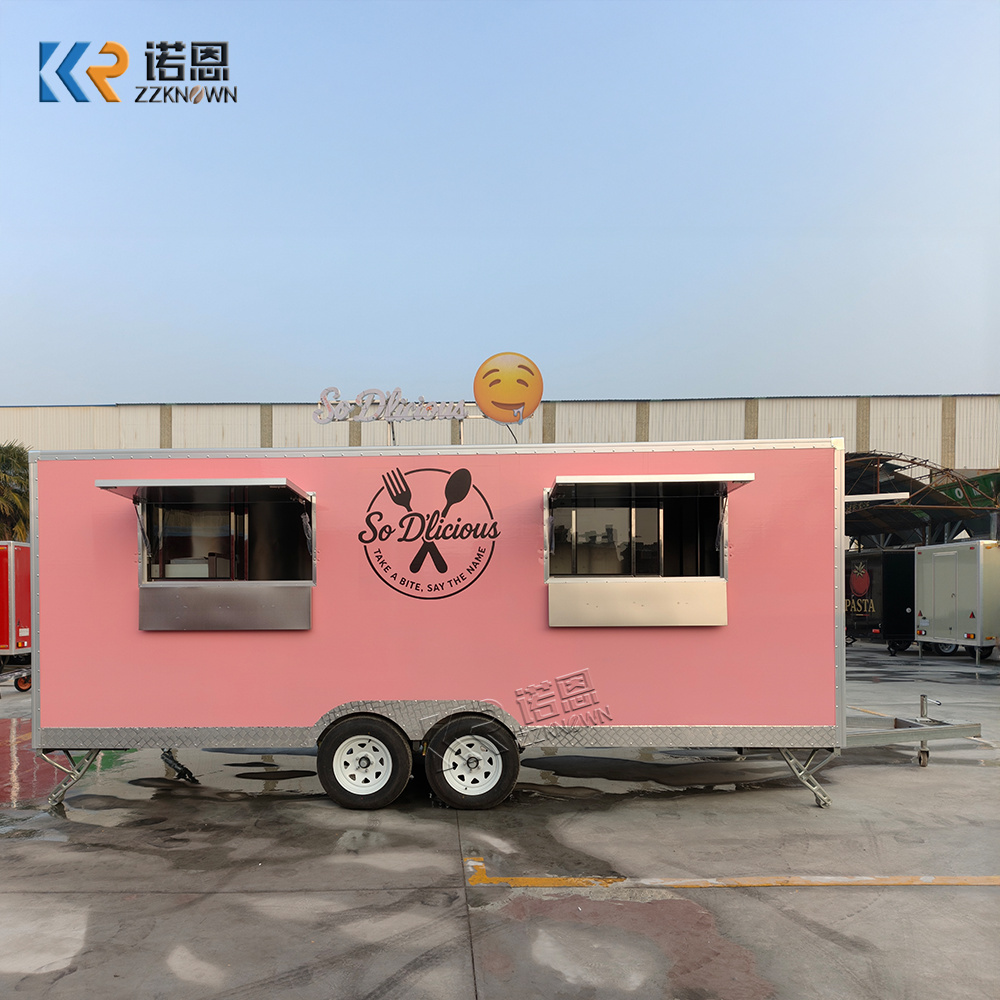 High Quality Food Truck Commer - Commercial Kitchen Trailer ulasan dan harga